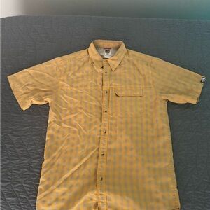 The North Face Yellow Casual Button Down Shirt